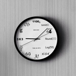black-mathematical-clock